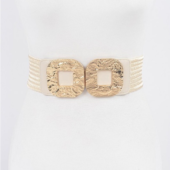 9A. Double Buckle Elastic Belt - Picture 6 of 6